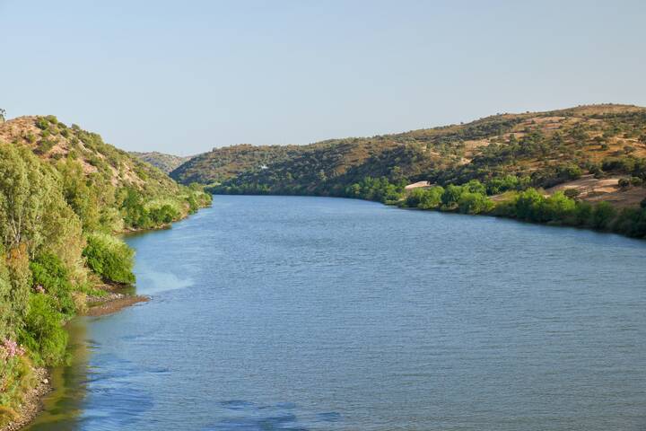 Grenzfluss Portugal Spanien