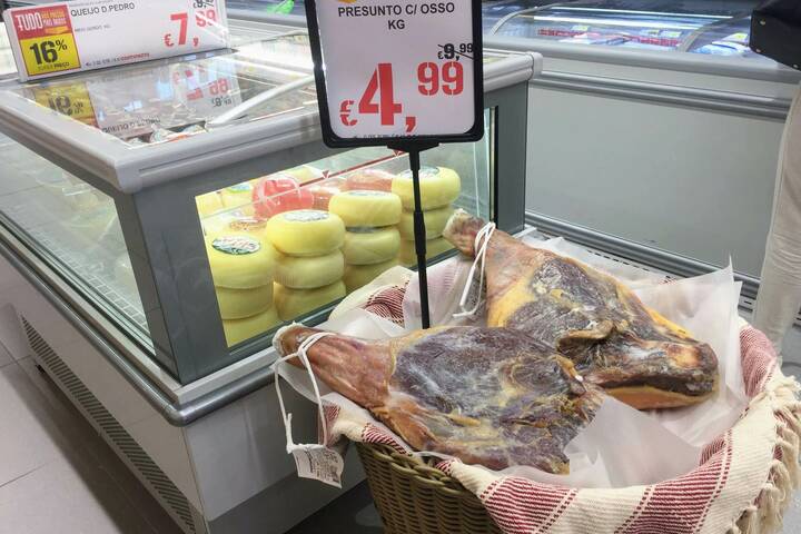 Schinken und Wurst – was sie in Portugal kosten Preise Supermarkt Portugal