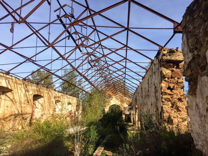 Einblick in die Industriekultur im Alentejo des 18. und 19.Jahrhunderts Mina de São Domingos Ruine