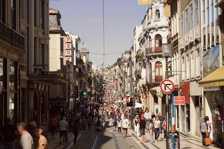 Portugal Menschen Straße