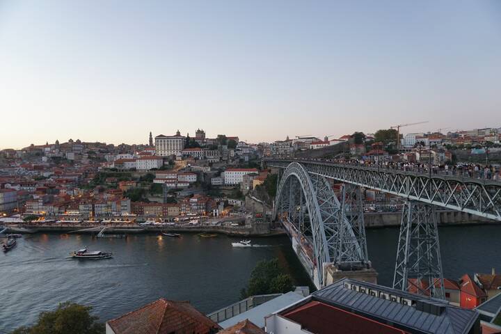 Ponte Dom Luis I Porto Abend