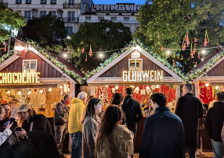 Rossio Weihnachtsmarkt