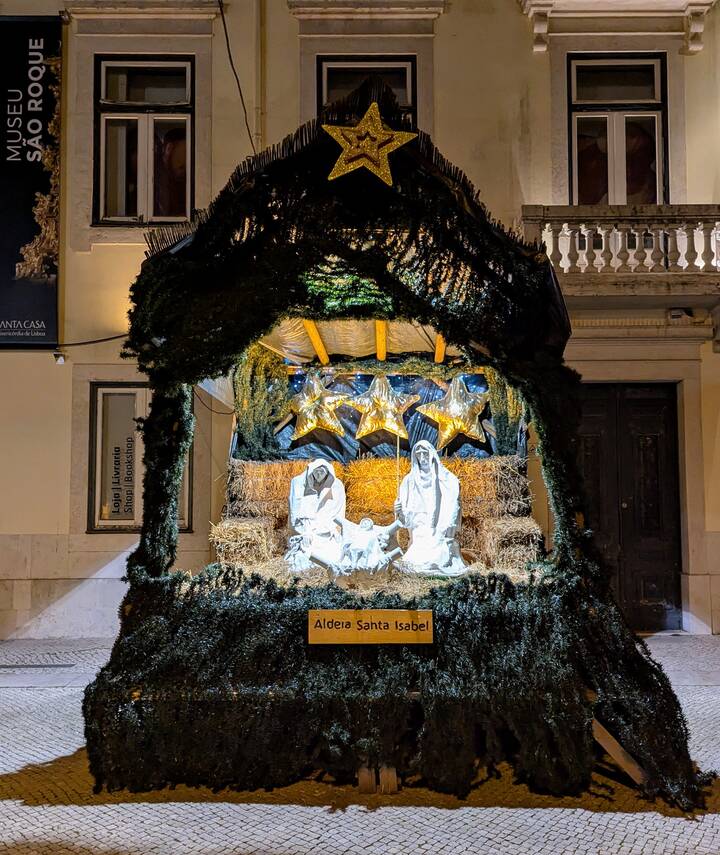 Weihnachtskrippe Lissabon
