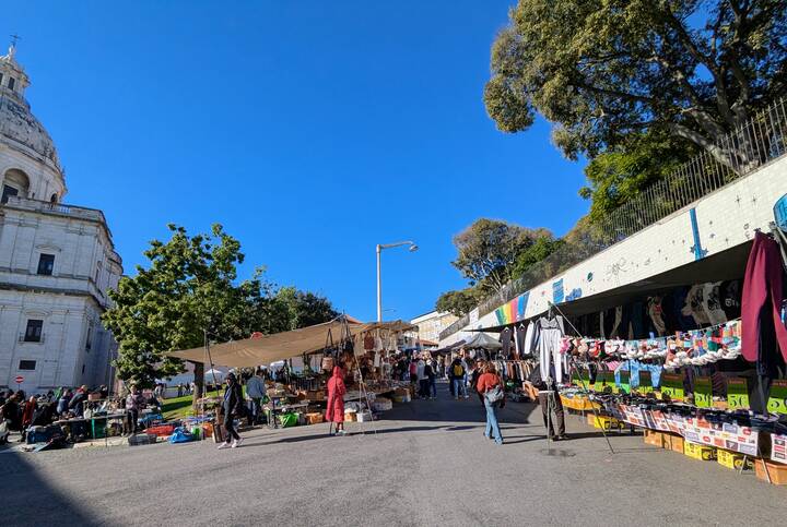 Flohmarktbesuch Lissabon