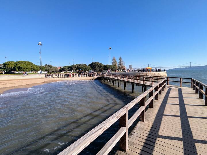 Torre de Belém Brücke