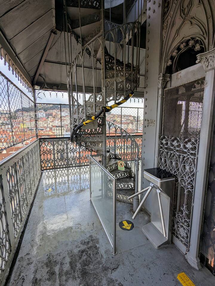 Elevador de Santa Justa Aussichtsplattform