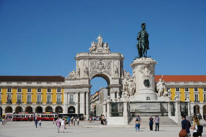 Baixa Lissabon Praça do Comércio