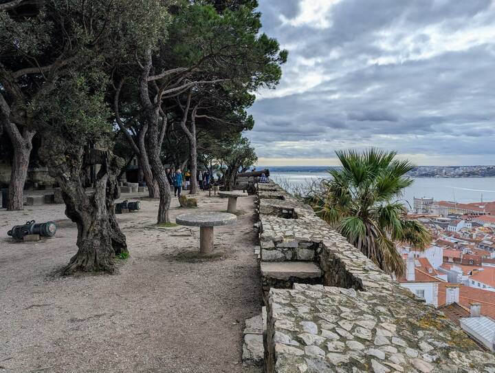 Burg Lissabon Aussicht