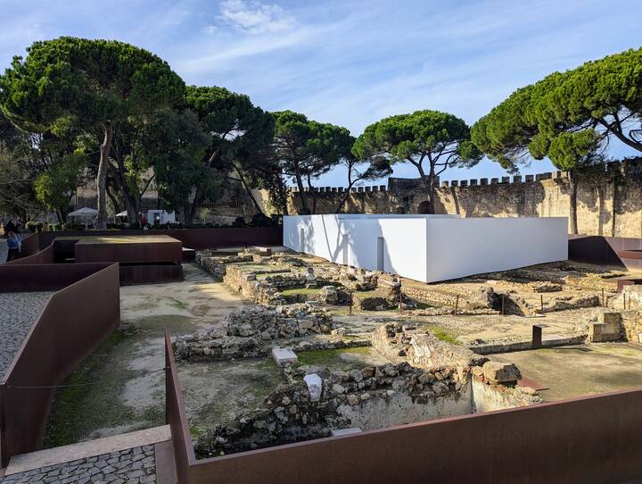 Castelo São Jorge Lissabon Ausgrabungsstätte