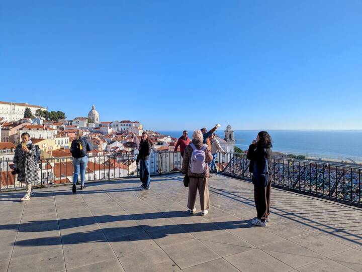 Lissabon Miradouro Portas do Sol