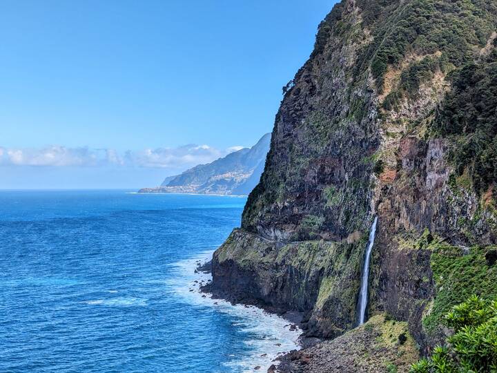 Wasserfall Véu da Noiva auf Madeira Wasserfall Véu da Noiva Madeira