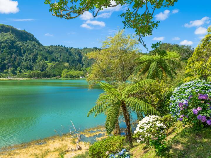 Furnas See Azoren