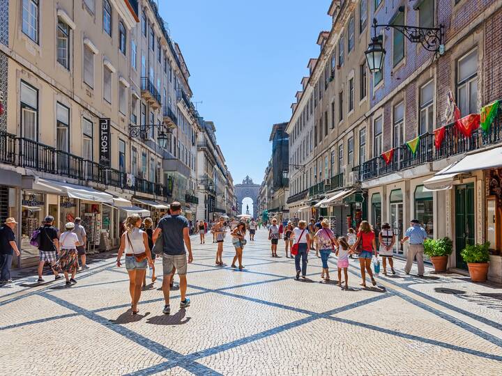 Rua Augusta In Lissabon Portugal 360 Rua Augusta In Lissabon Portugal 360