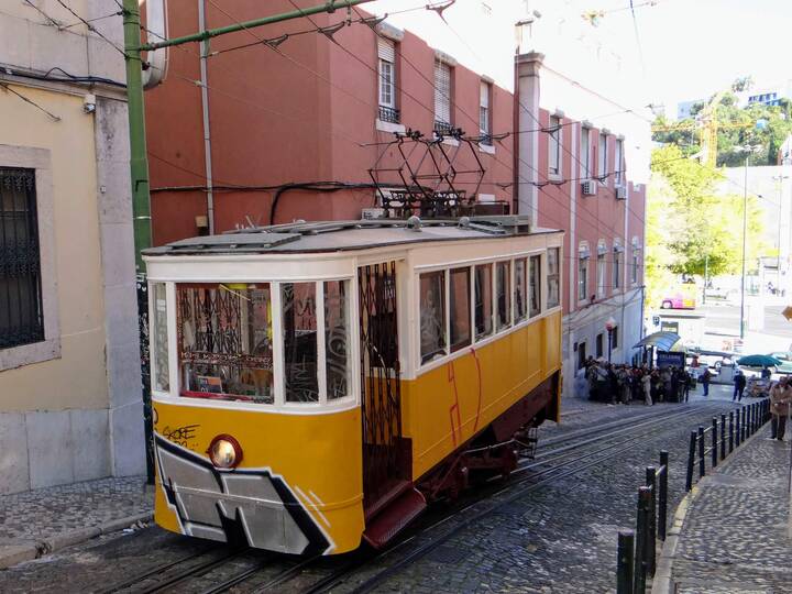 Standseilbahn Glória Lissabon