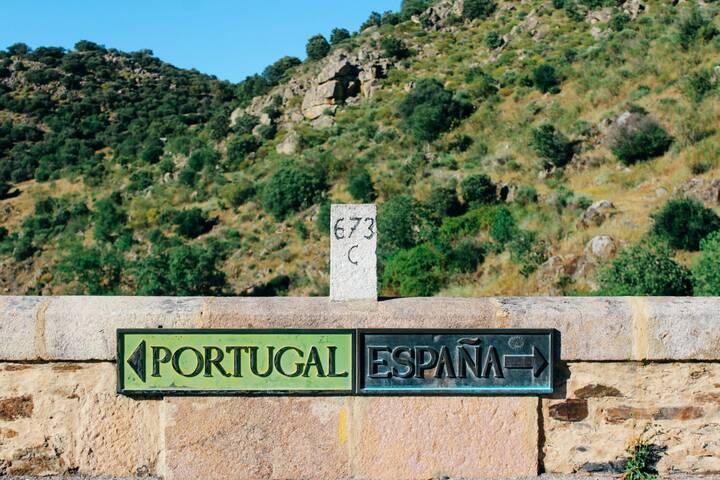 Grenze Portugal Spanien