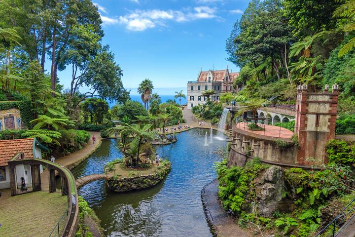 Tropischer Garten Funchal Madeira